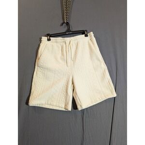 Maison Article Shorts Men's Large Sweatshorts Color Beige